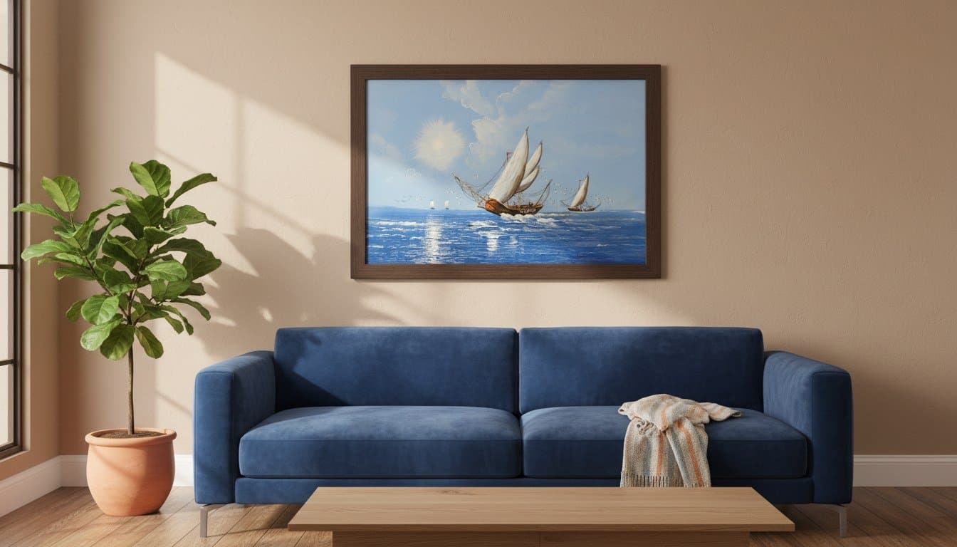 Sailing Ships on the Sea