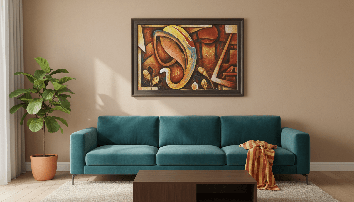 Abstract Elephant Wall Art