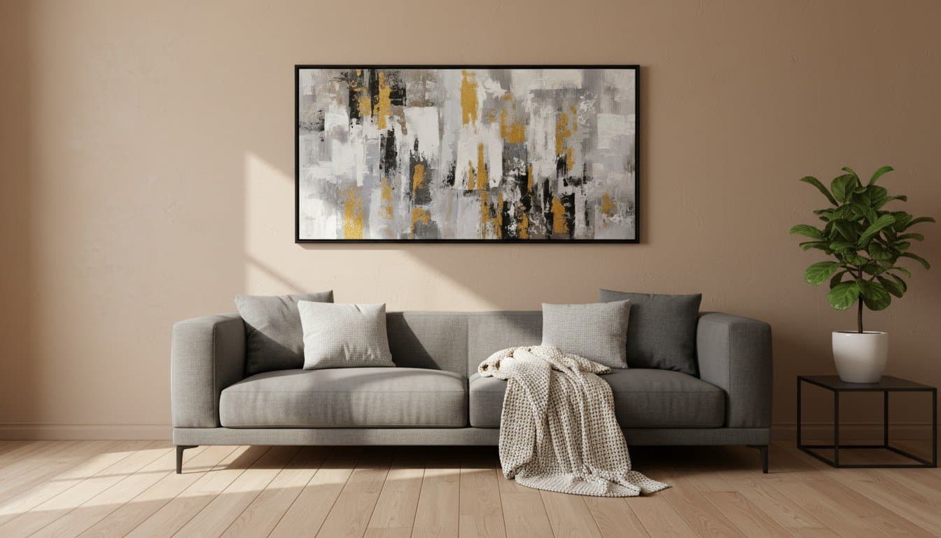 Textured Abstract Canvas Art