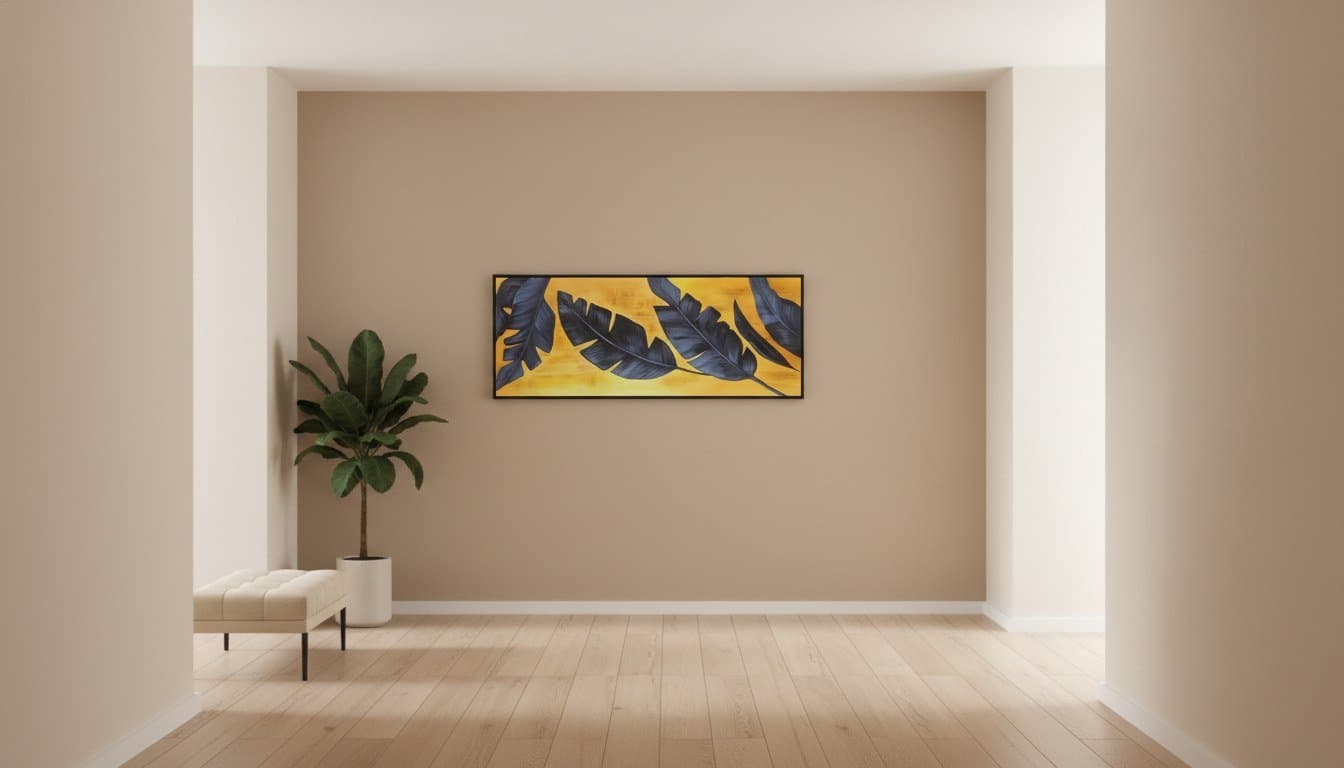 Tropical Leaf Canvas Art