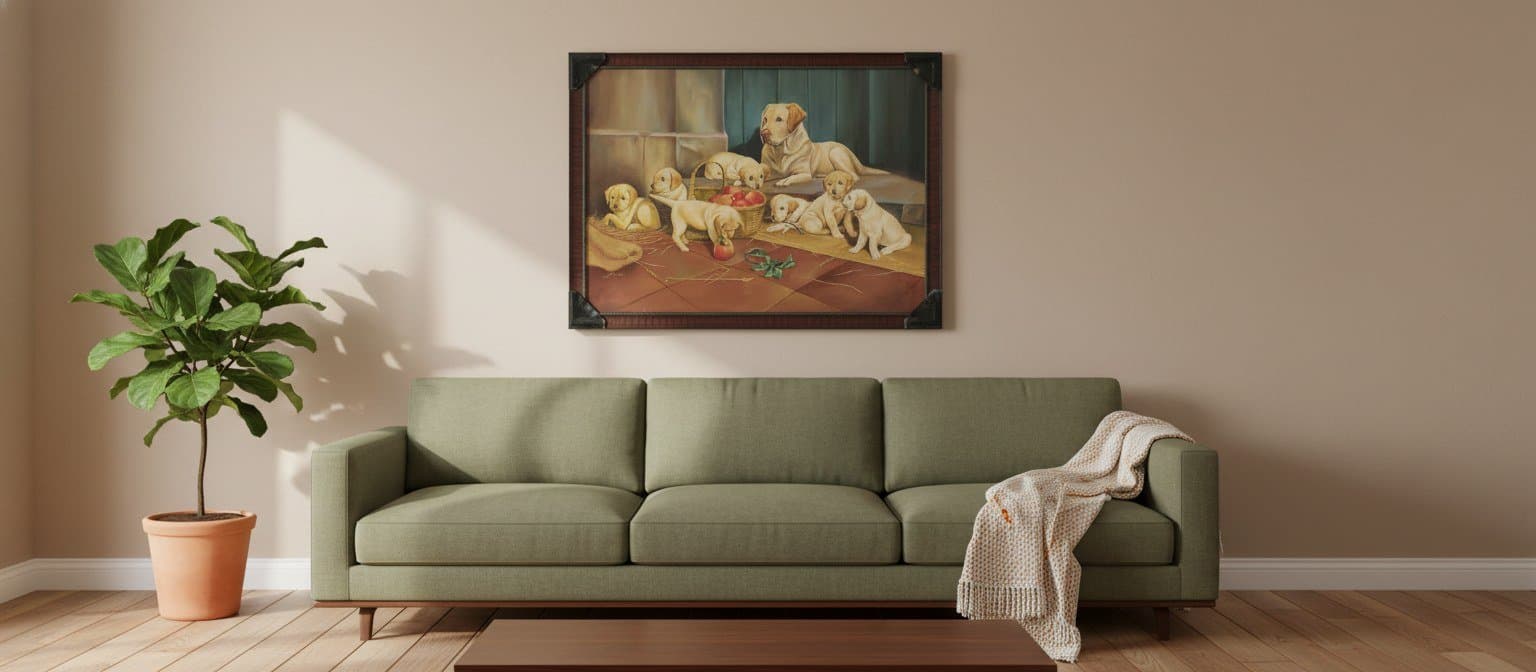 Labrador Family Portrait