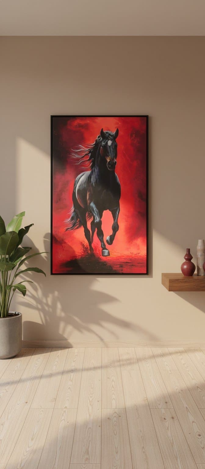 Rushing Horse Artwork