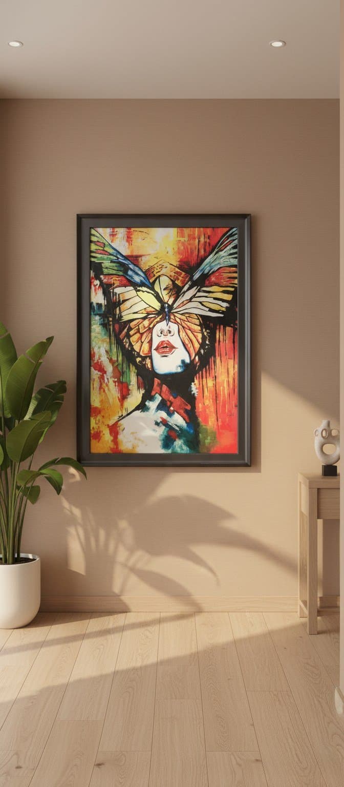 Butterfly Masked Portrait