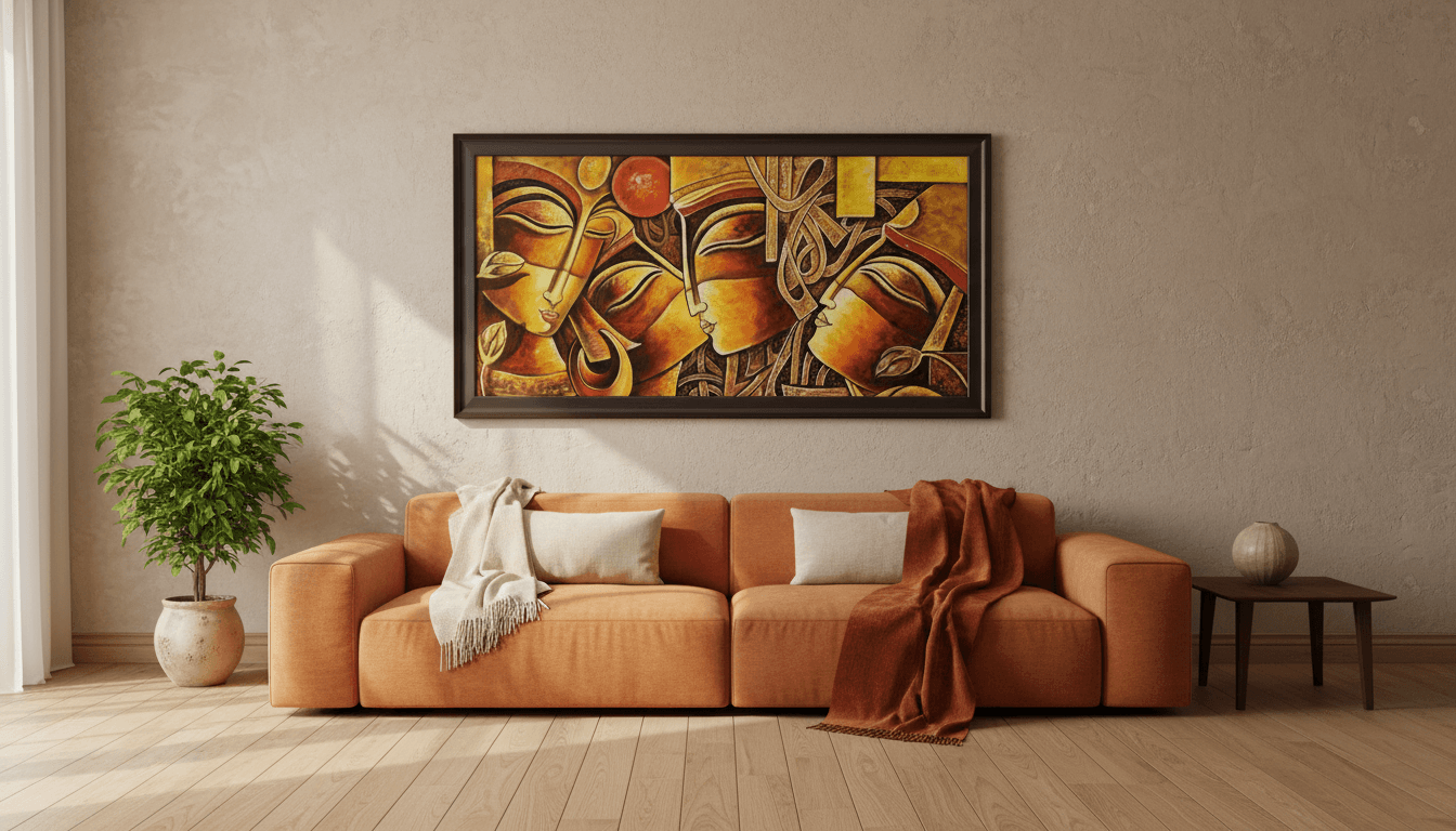 Abstract Faces Wall Art