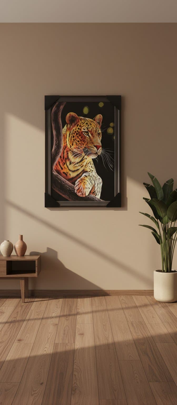 Leopard in the Night