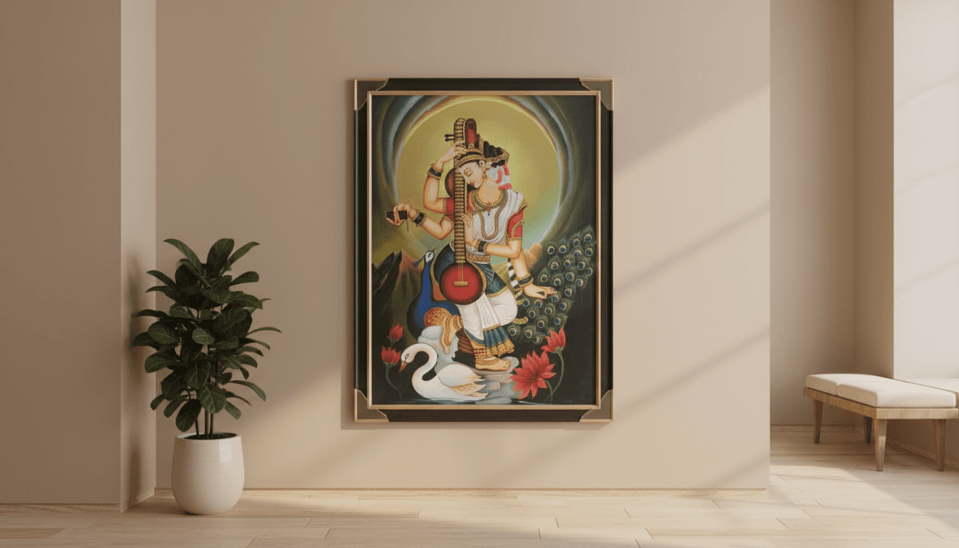 Goddess Saraswati Artwork