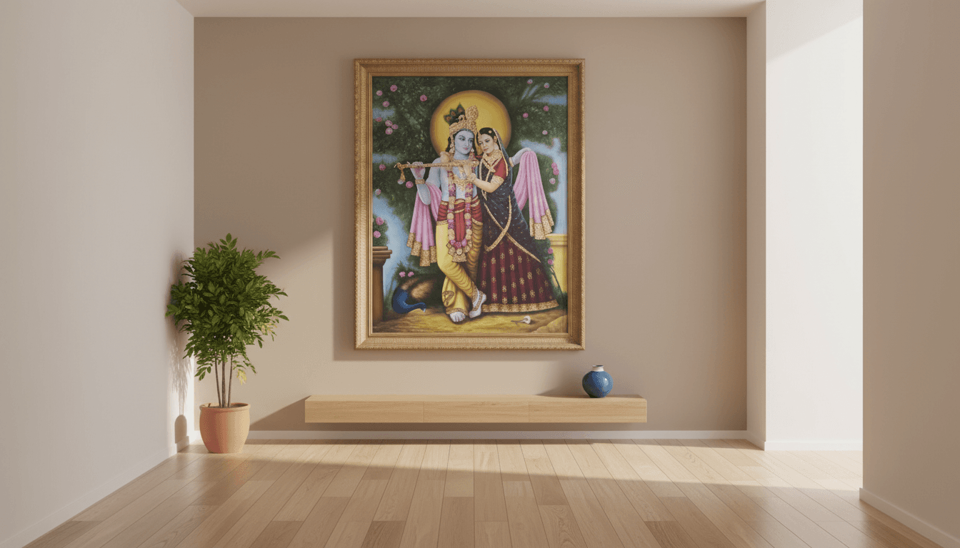 Radha Krishna Divine Artwork