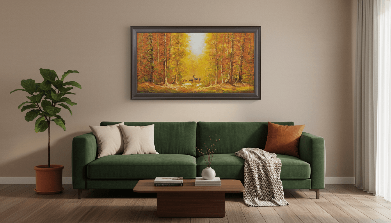 Autumn Forest Scene